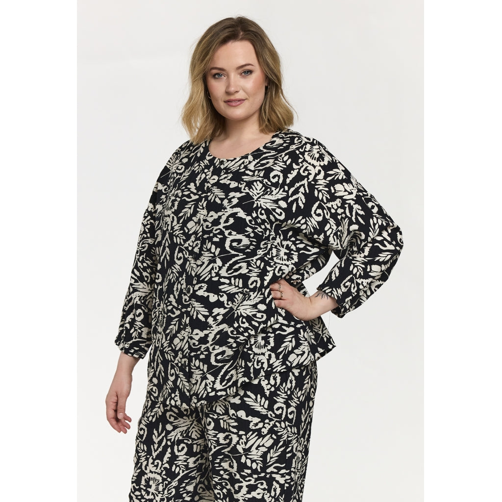 Gozzip Woman GAnnbrit Shirt Shirt Black/White