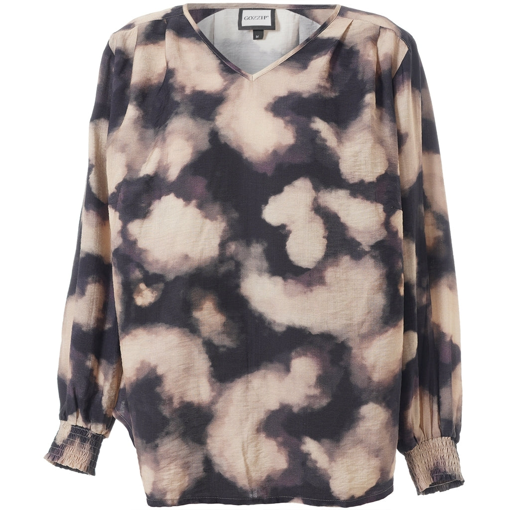 Gozzip Woman GAnnika Blouse Blouse Black cloud