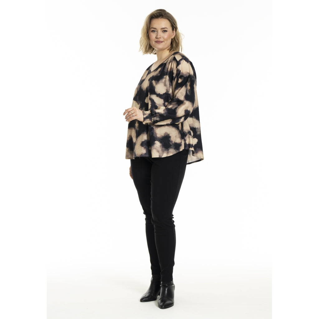 Gozzip Woman GAnnika Blouse Blouse Black cloud