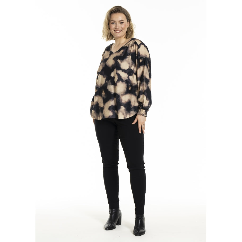 Gozzip Woman GAnnika Blouse Blouse Black cloud