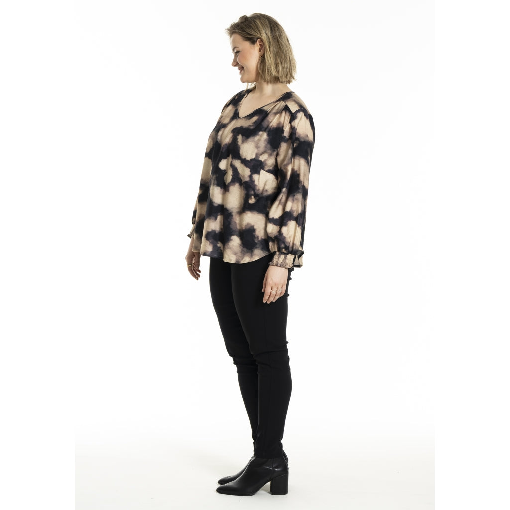Gozzip Woman GAnnika Blouse Blouse Black cloud