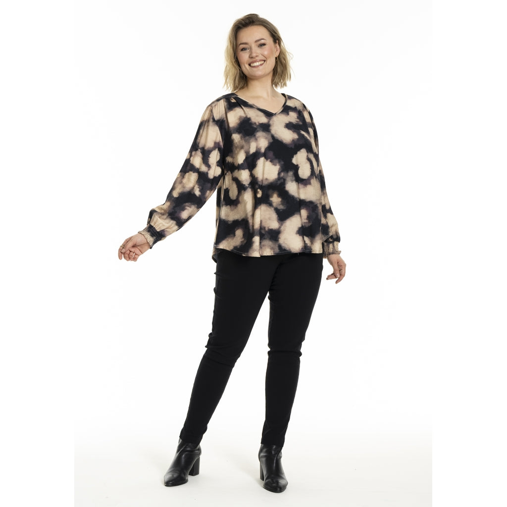 Gozzip Woman GAnnika Blouse Blouse Black cloud