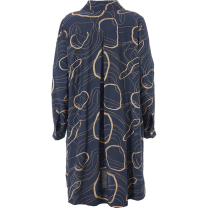 Gozzip Woman GArna Tunic Shirt Tunic Dusty Blue/Sand