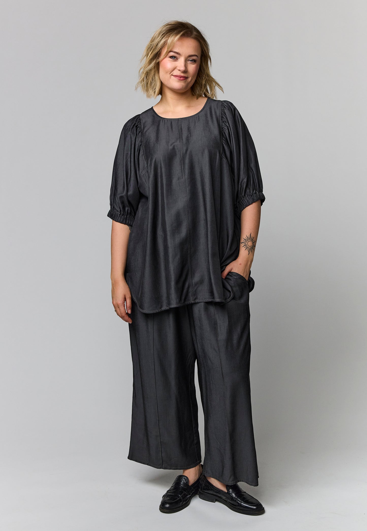 Gozzip Woman GAster Blouse Blouse Black