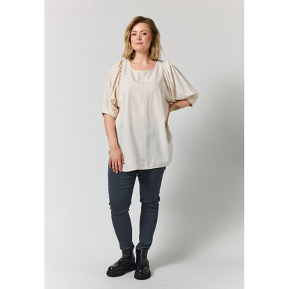 Gozzip Woman GAster Blouse Blouse Off-White