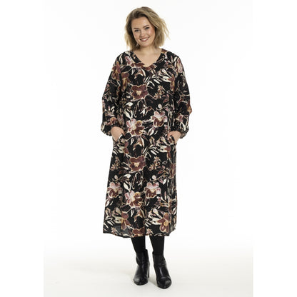 Gozzip Woman GAstrid Dress Dress Black Print