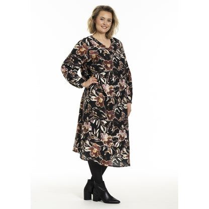 Gozzip Woman GAstrid Dress Dress Black Print