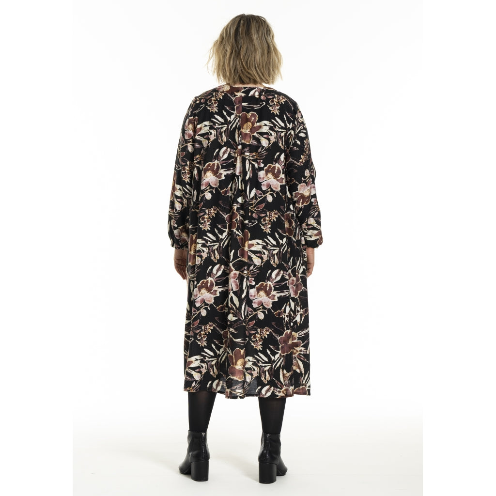 Gozzip Woman GAstrid Dress Dress Black Print