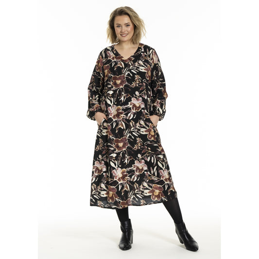 Gozzip Woman GAstrid Dress Dress Black Print