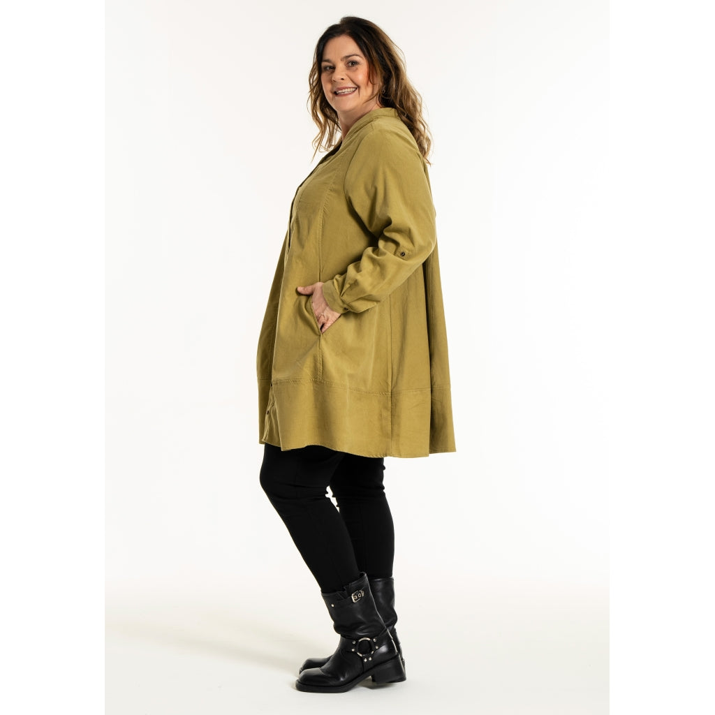 Gozzip Woman GAudrey Tunic Tunic Golden olive
