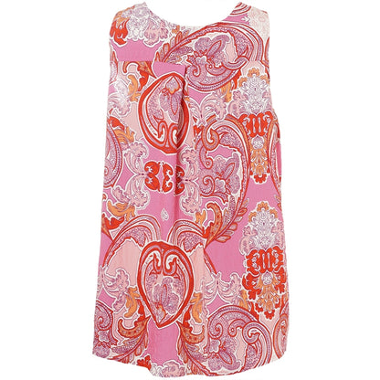 Gozzip Woman GBeata Top Top Red mix print