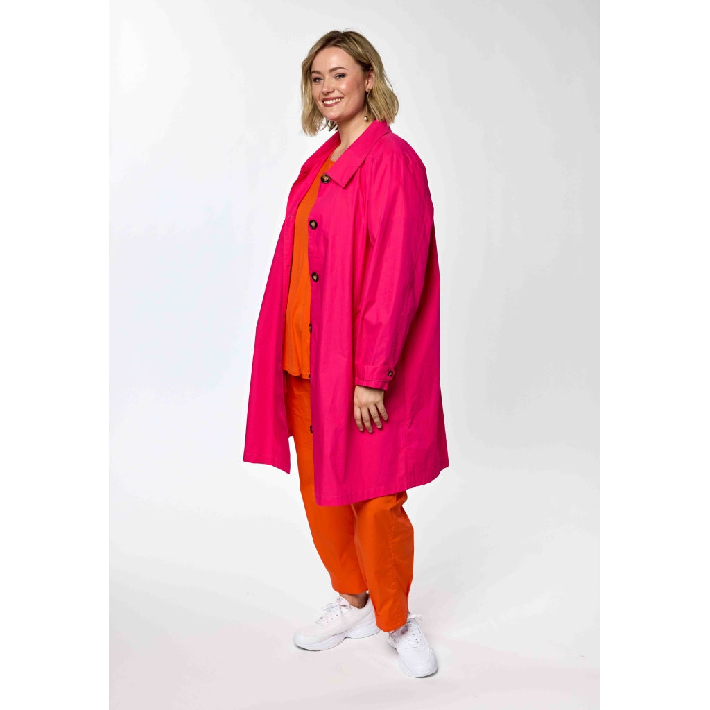 Gozzip Woman GBeatrice Trenchcoat Jacket Pink