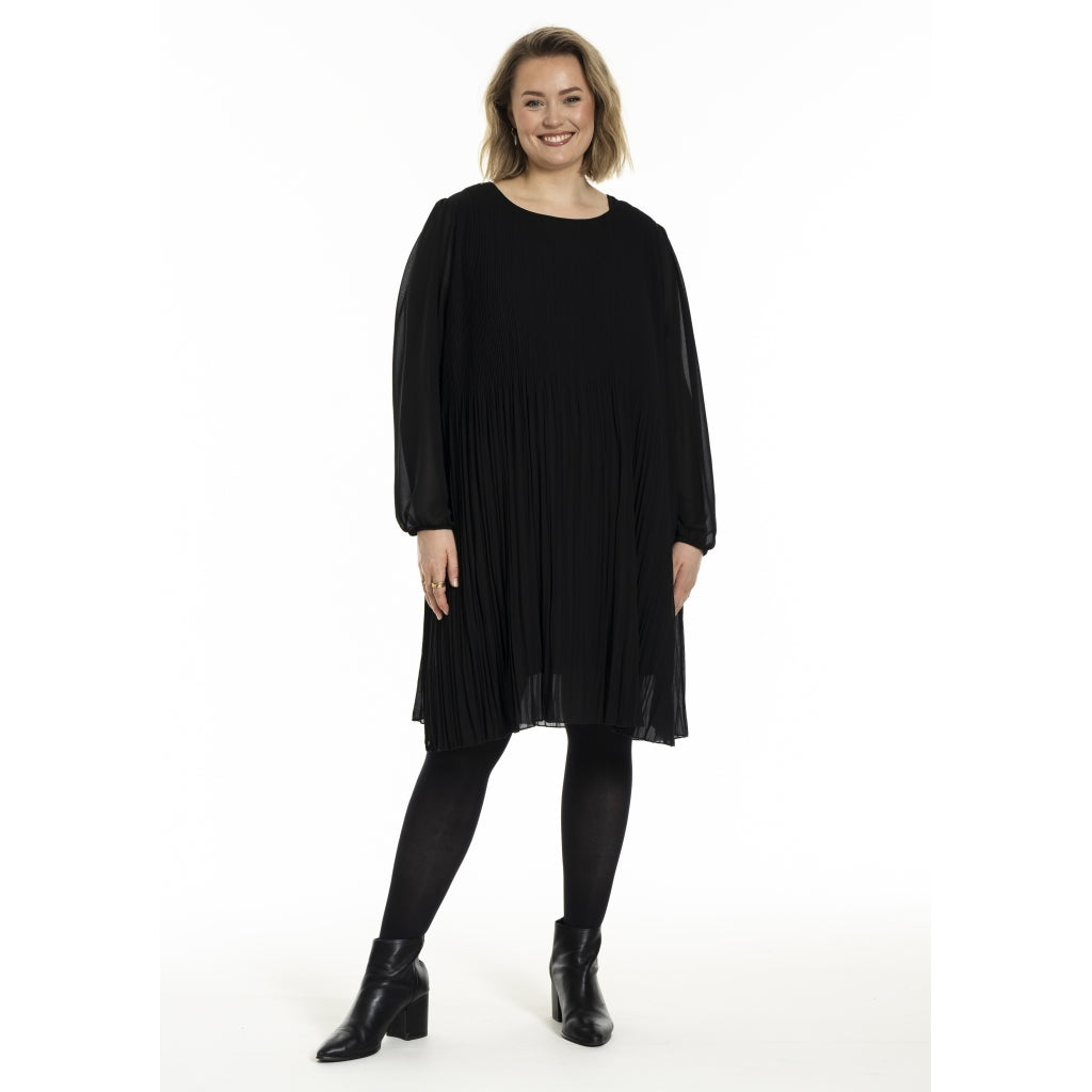 Gozzip Woman GBenedikte Plisse Dress Dress Black