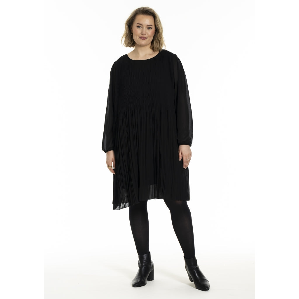 Gozzip Woman GBenedikte Plisse Dress Dress Black