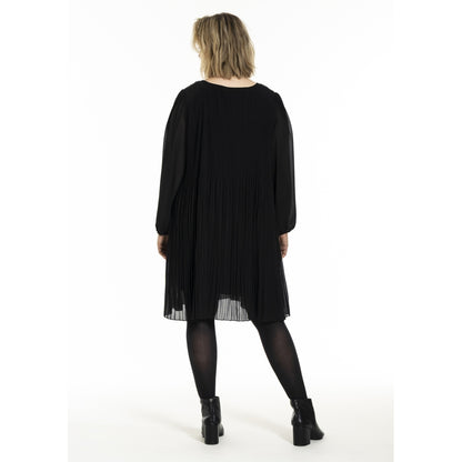 Gozzip Woman GBenedikte Plisse Dress Dress Black