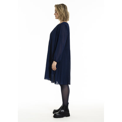 Gozzip Woman GBenedikte Plisse Dress Dress Ink blue