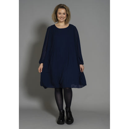 Gozzip Woman GBenedikte Plisse Dress Dress Ink blue
