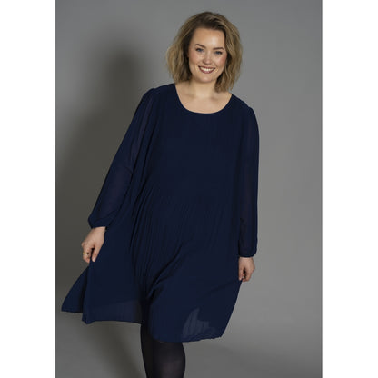 Gozzip Woman GBenedikte Plisse Dress Dress Ink blue