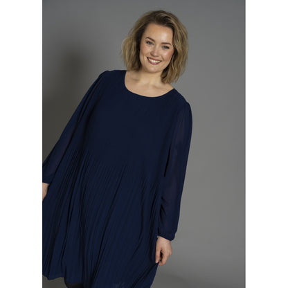 Gozzip Woman GBenedikte Plisse Dress Dress Ink blue