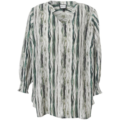 Gozzip Woman GBerit Blouse Blouse Green Stripe