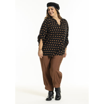 Gozzip Woman GBillie Blouse Blouse Black with dots