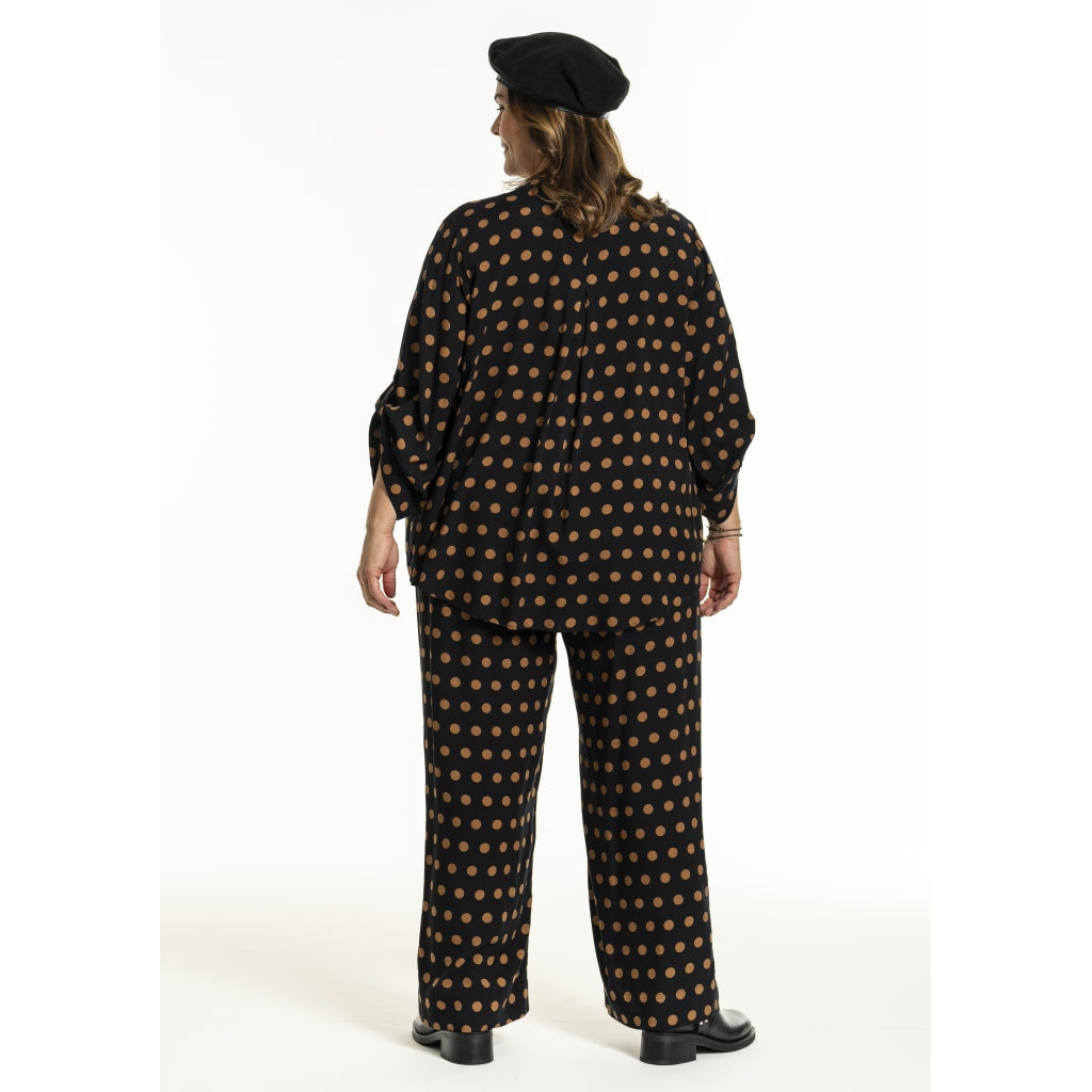 Gozzip Woman GBillie Blouse Blouse Black with dots