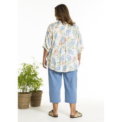 Gozzip Woman GBillie Blouse Blouse Offwhite with print