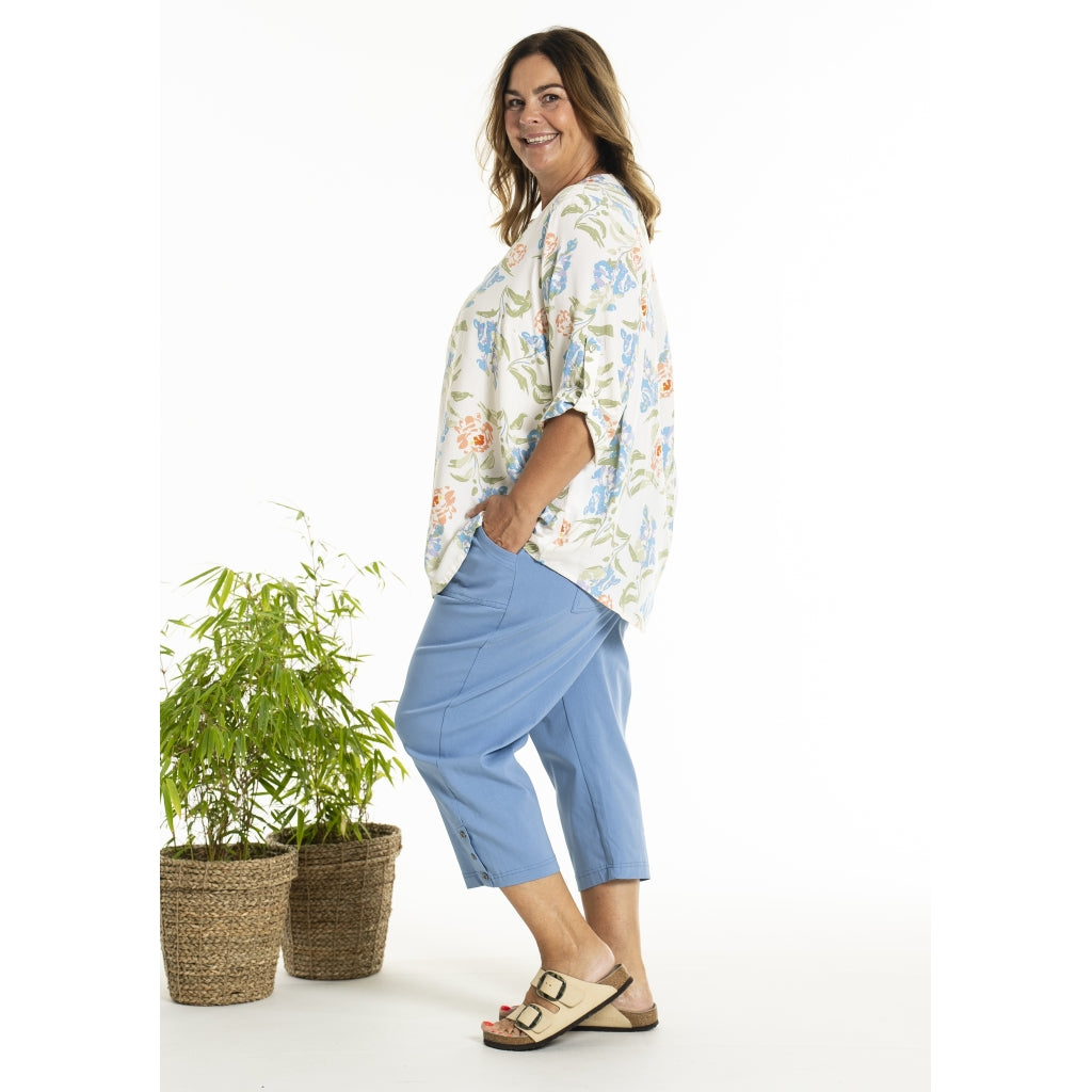 Gozzip Woman GBillie Blouse Blouse Offwhite with print