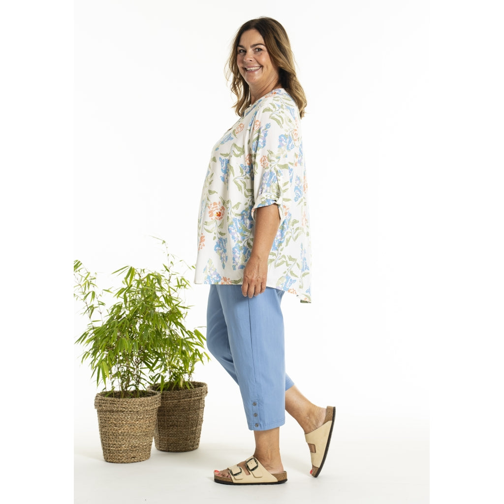 Gozzip Woman GBillie Blouse Blouse Offwhite with print