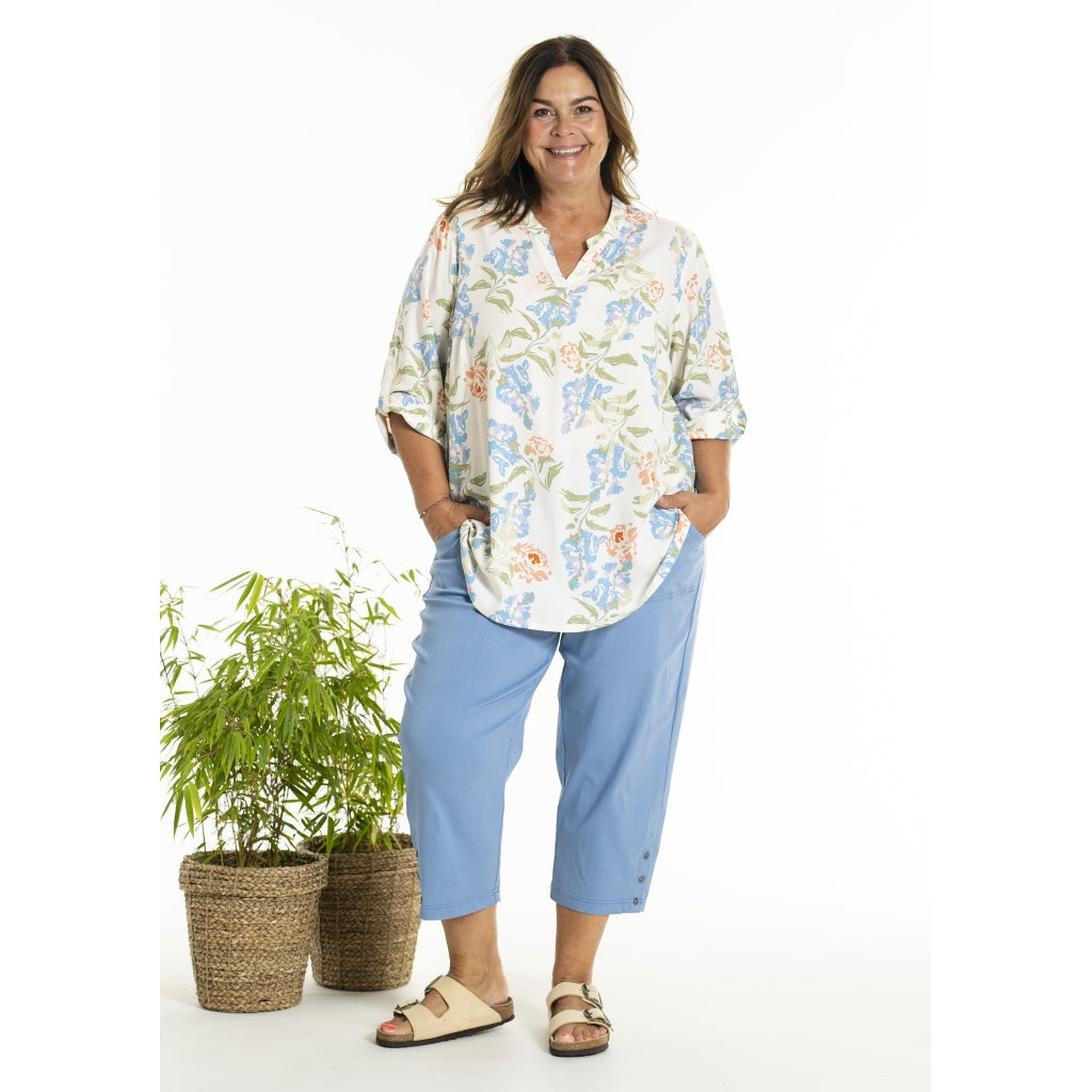 Gozzip Woman GBillie Blouse Blouse Offwhite with print