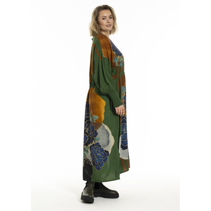 Gozzip Woman GBirgitte Dress Dress Green Print