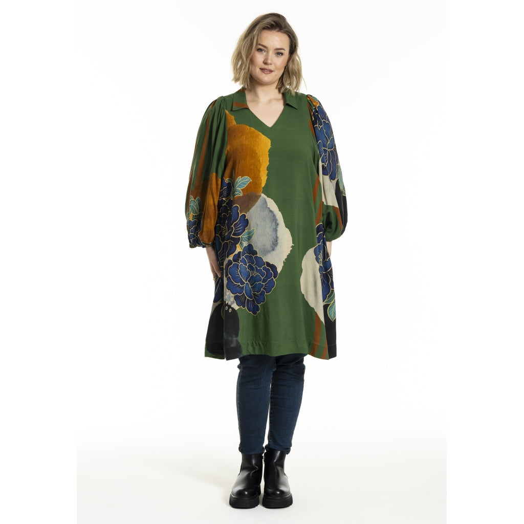 Gozzip Woman GCamilla Tunic Tunic Green Print