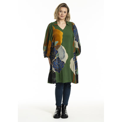 Gozzip Woman GCamilla Tunic Tunic Green Print