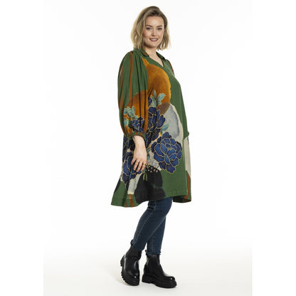 Gozzip Woman GCamilla Tunic Tunic Green Print