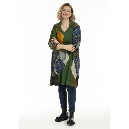 Gozzip Woman GCamilla Tunic Tunic Green Print