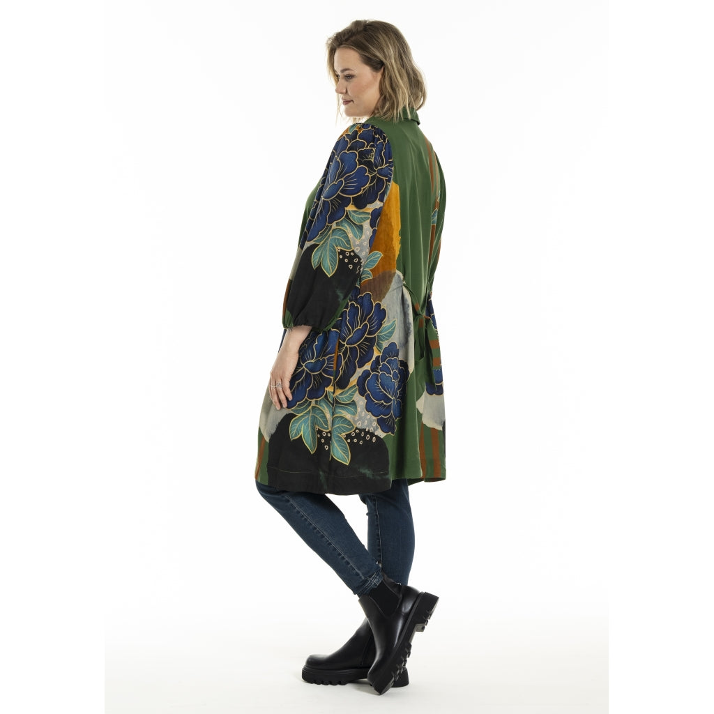 Gozzip Woman GCamilla Tunic Tunic Green Print