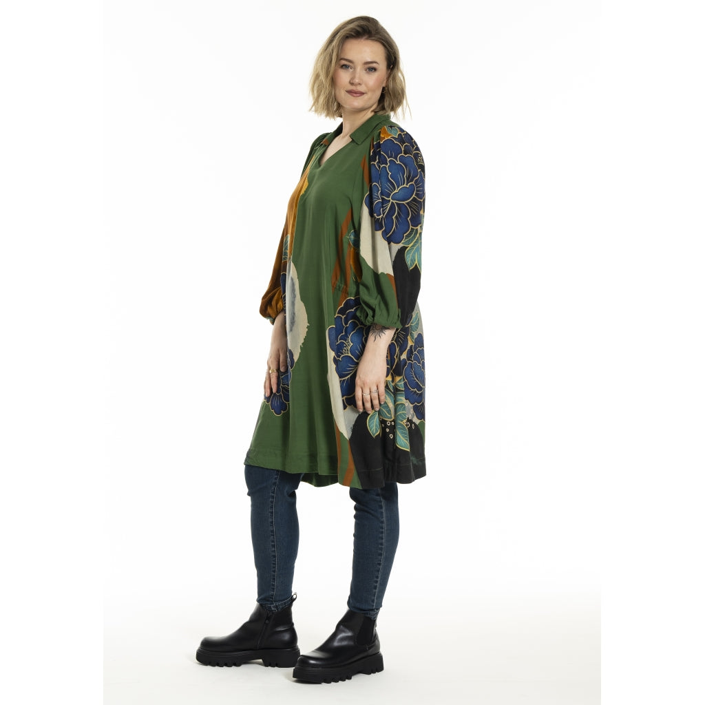 Gozzip Woman GCamilla Tunic Tunic Green Print