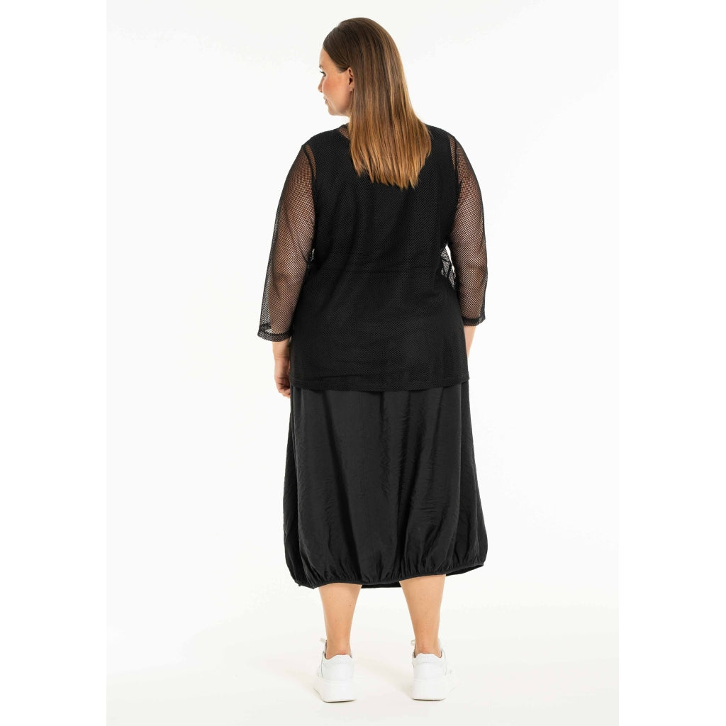 Gozzip Woman GCilla Mesh Blouse Blouse Black