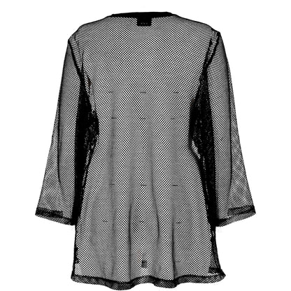 Gozzip Woman GCilla Mesh Blouse Blouse Black