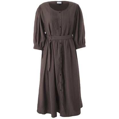 Gozzip Woman GEdda Dress Dress Brown