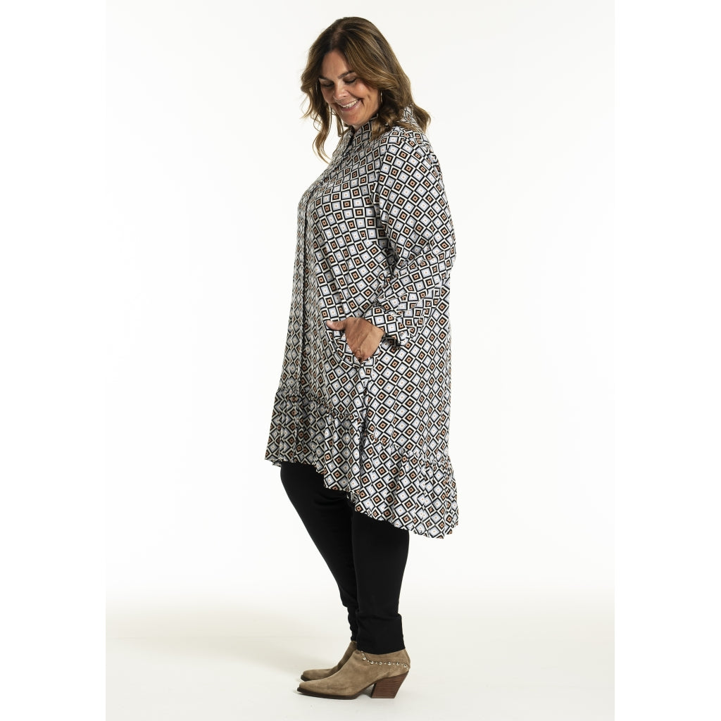Gozzip Woman GEdith Shirt tunic Shirt Tunic Square print