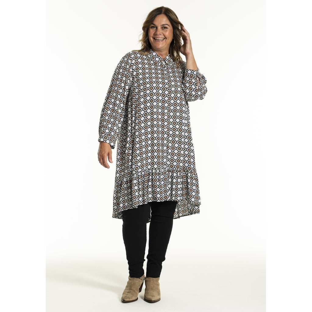 Gozzip Woman GEdith Shirt tunic Shirt Tunic Square print