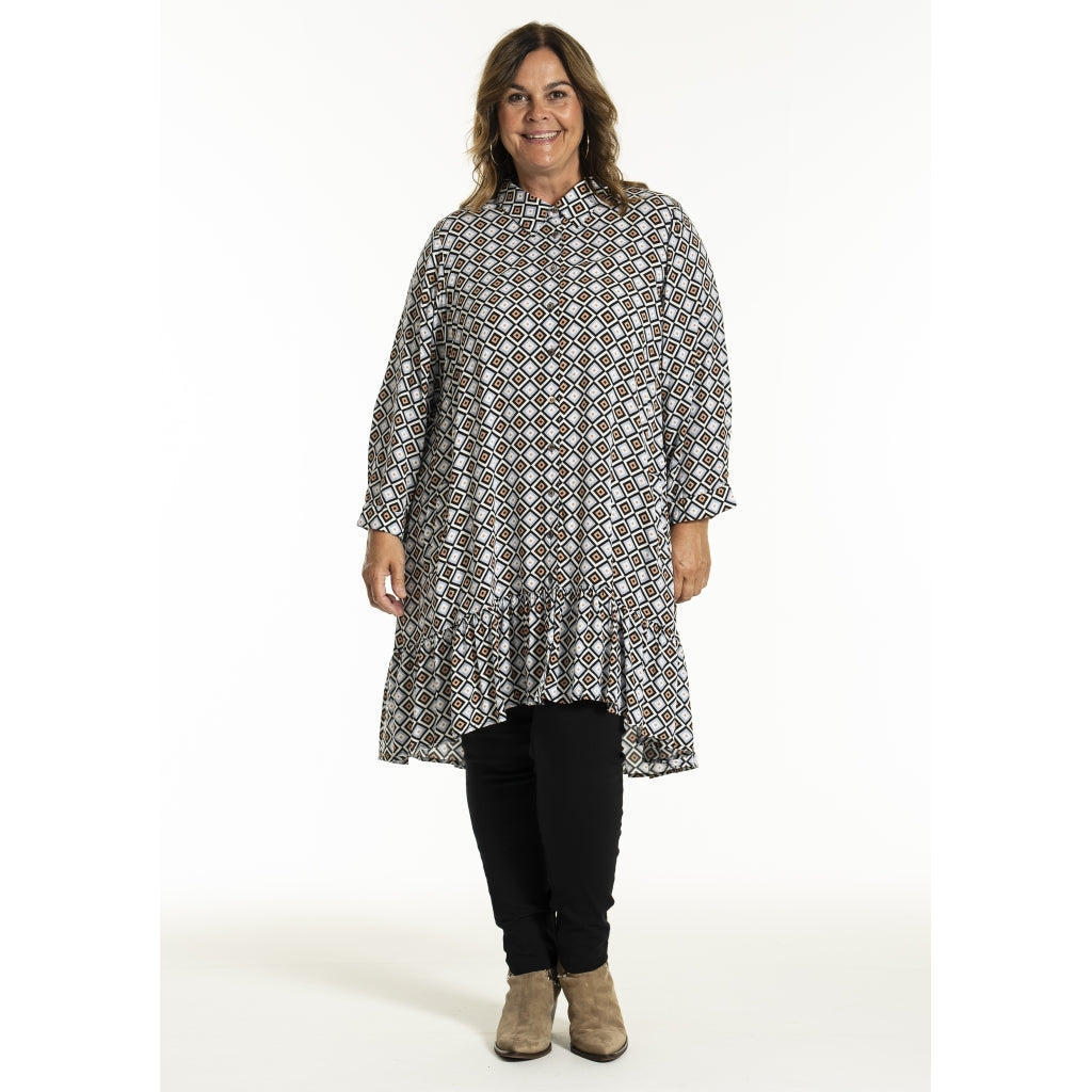 Gozzip Woman GEdith Shirt tunic Shirt Tunic Square print