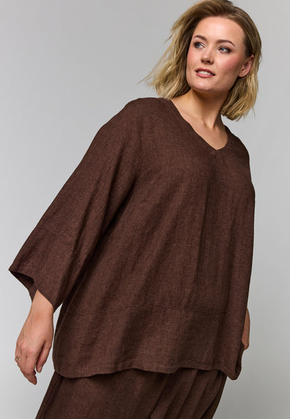 Gozzip Woman GElinea Blouse Blouse Brown