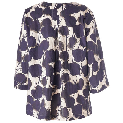 Gozzip Woman GElse-Marie Blouse Blouse Sand with black flowers