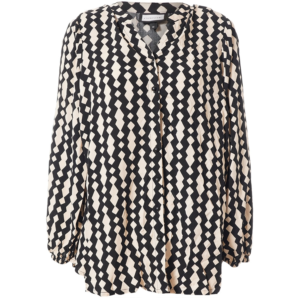 Gozzip Woman GElvira Shirt Shirt Black/Offwhite