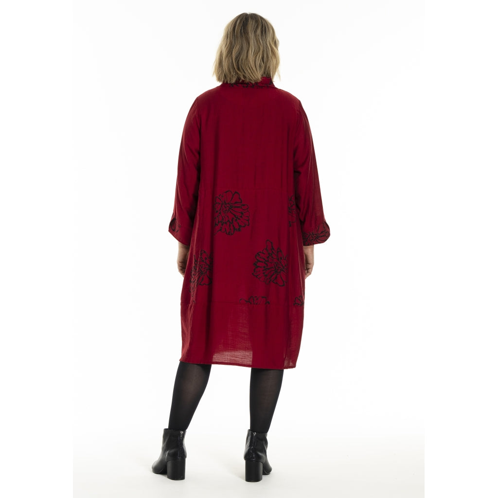 Gozzip Woman GEmilie Dress Dress Deep red