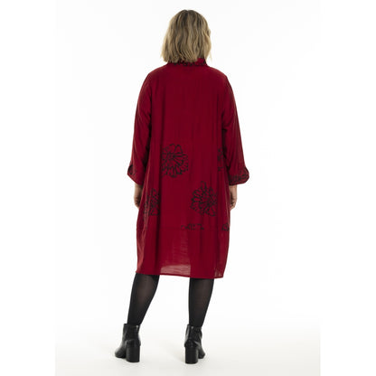 Gozzip Woman GEmilie Dress Dress Deep red