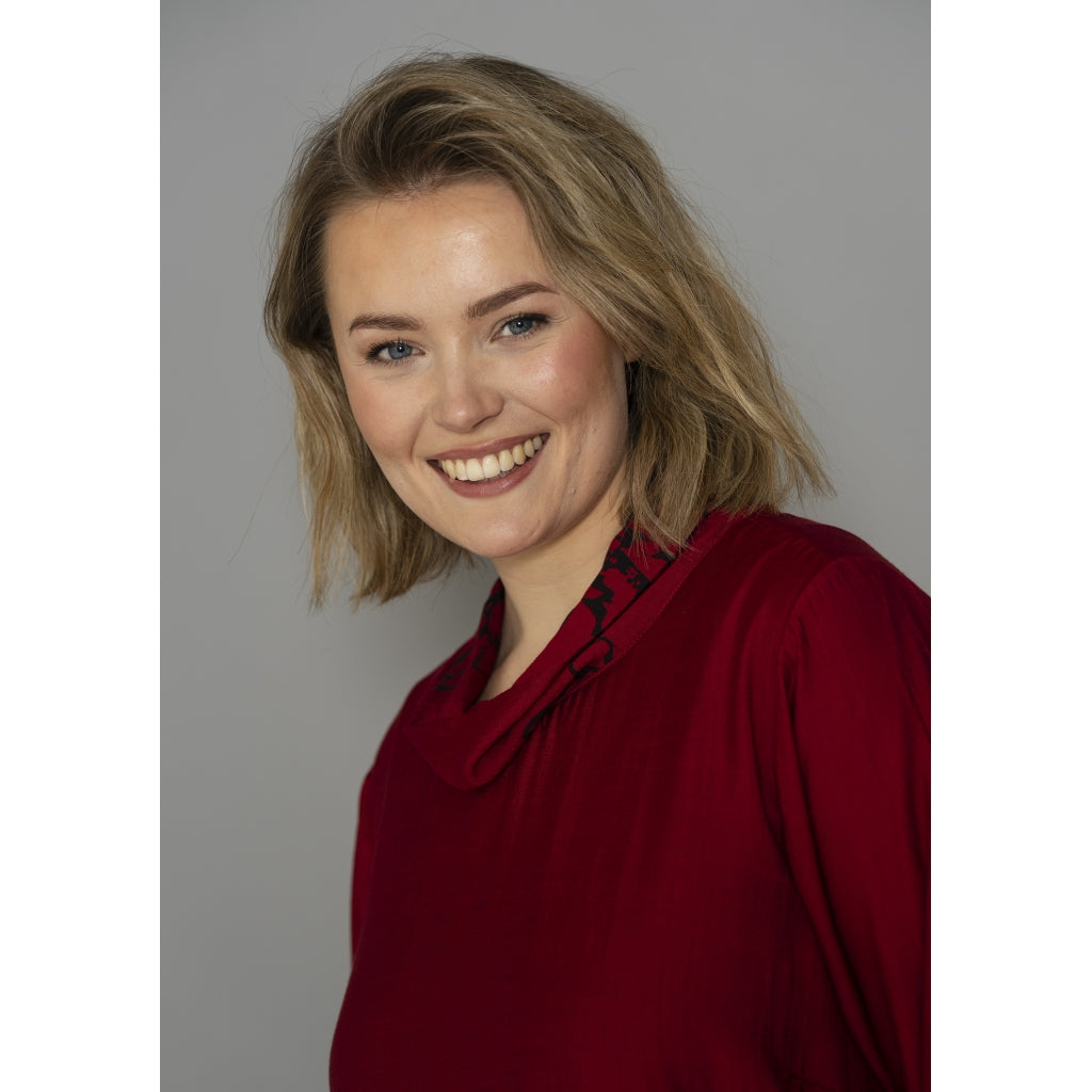 Gozzip Woman GEmilie Dress Dress Deep red