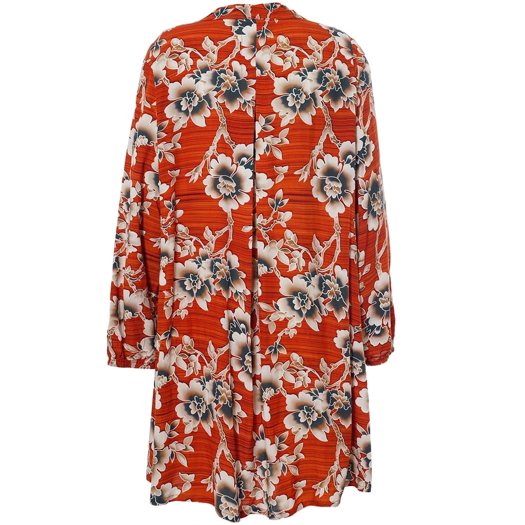 Gozzip Woman GEmily Tunic Tunic Pumpkin Flower
